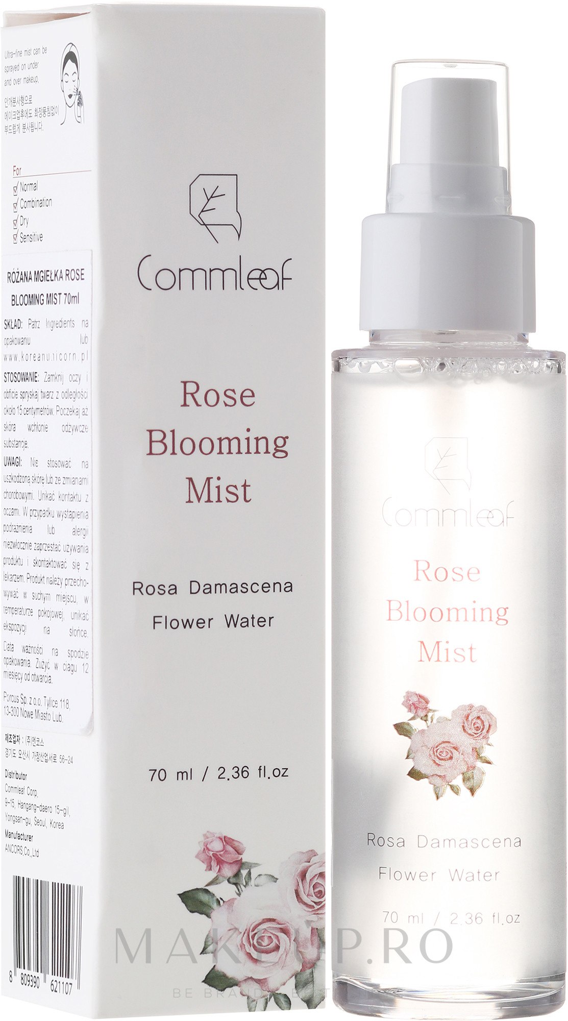 rose blooming mist